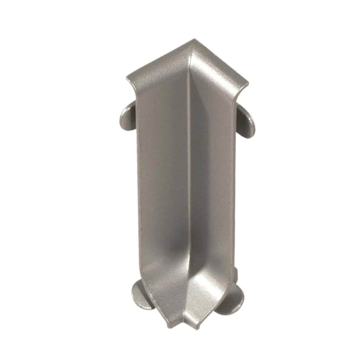 Binnenhoek plinten zilver (mat)