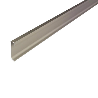 LED skirting strip aluminium titanium