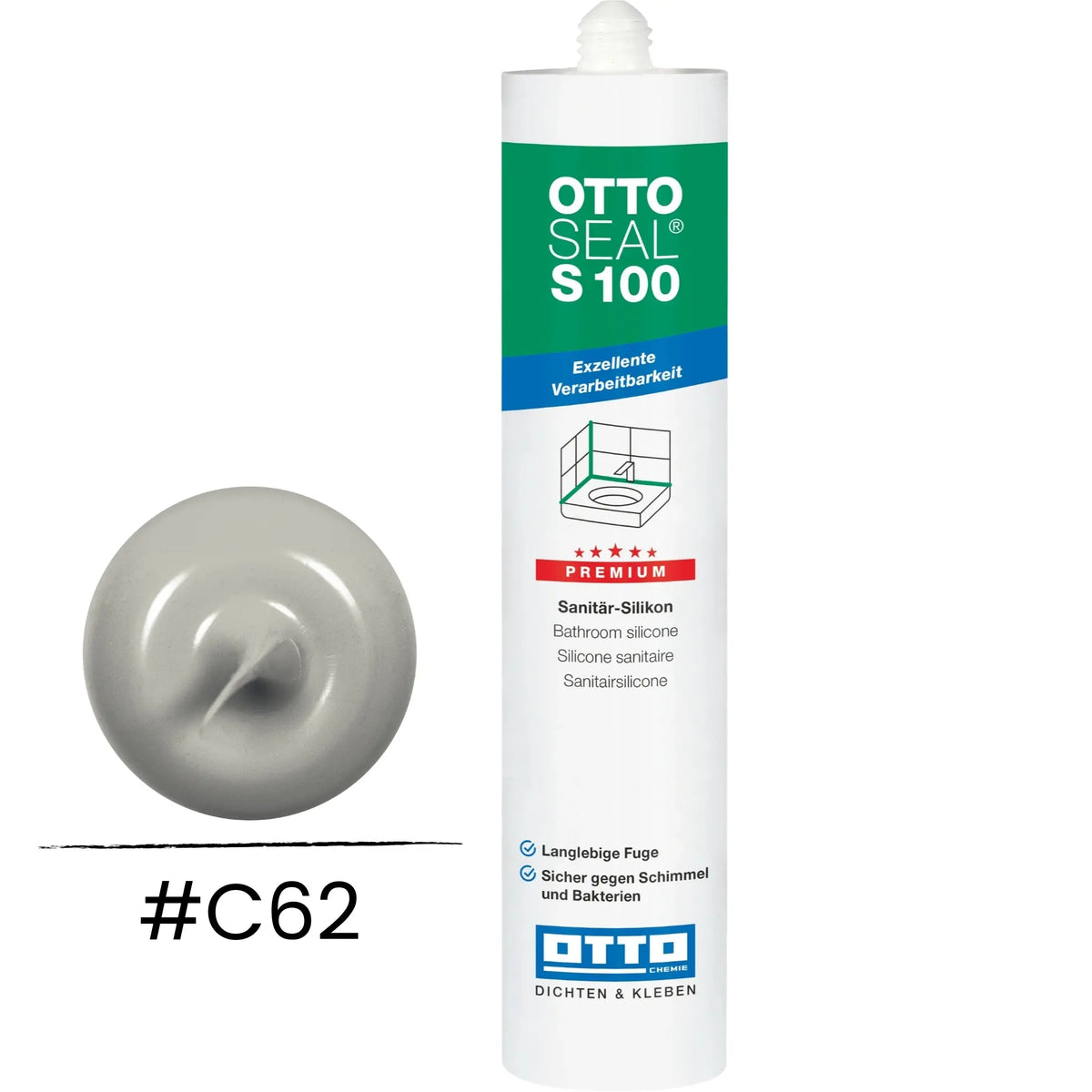 OTTOSEAL S 100 Premium-Sanitär-Silikon achatgrau C62
#A0005494
