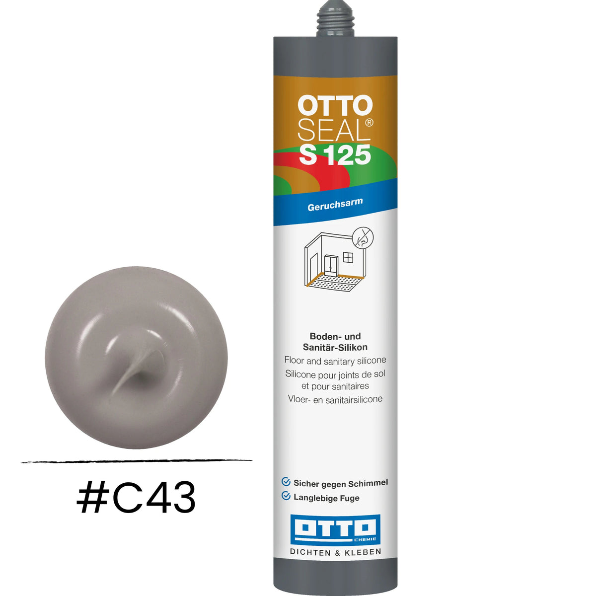 Cartridge OTTOSEAL S 125 colour manhattan C43 #A0005251