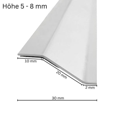 Rampenprofil Edelstahl natur - Ansicht 2