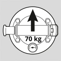 Drawing suction lifter Battipav with horizontal load capacity