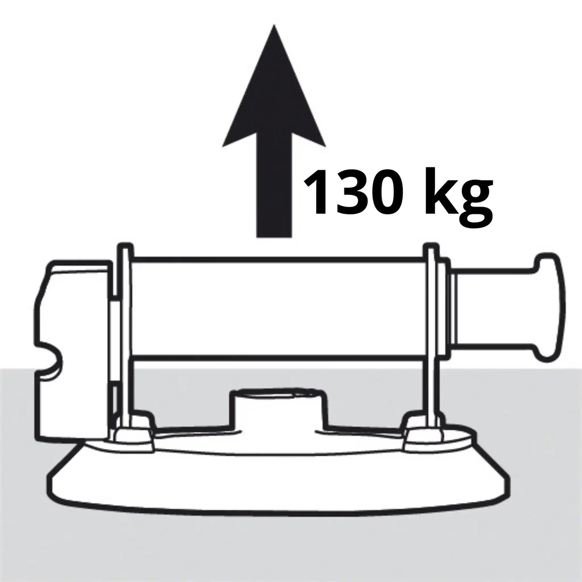 Drawing suction lifter Battipav with vertical load capacity