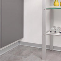 Ambientebild Sockelleiste Aluminium silber (matt)