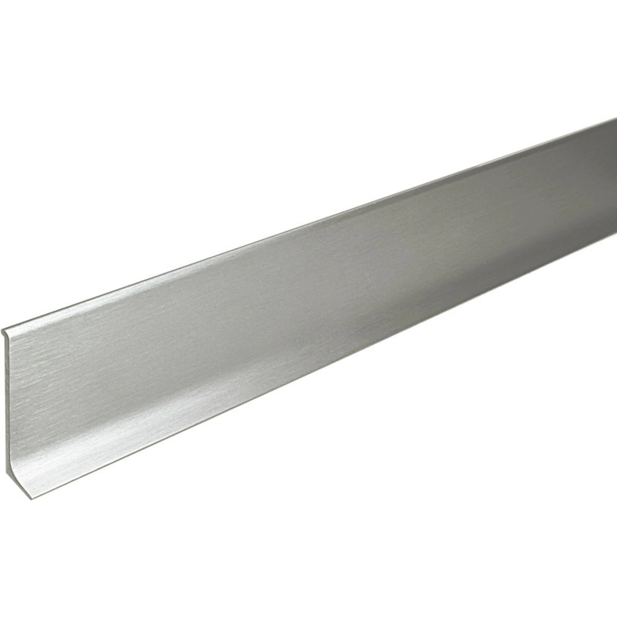 Sockelleiste Aluminium silber gebürstet