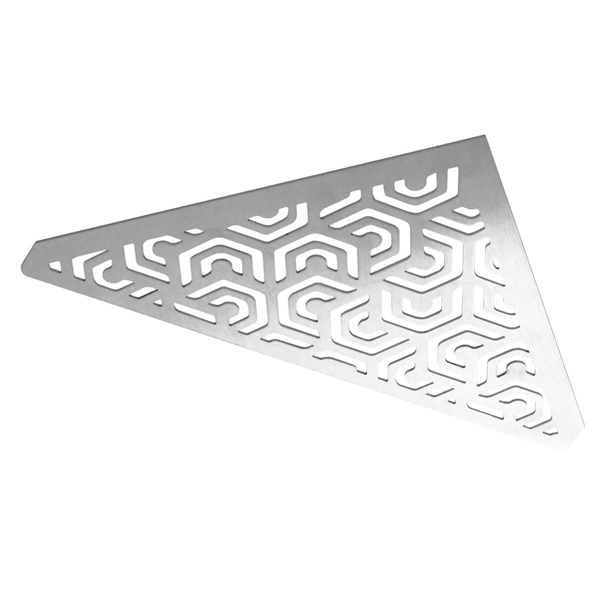 TI-SHELF triangular stainless steel shelf PENTA design #A0004346