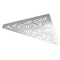 TI-SHELF triangular stainless steel shelf PENTA design #A0004346