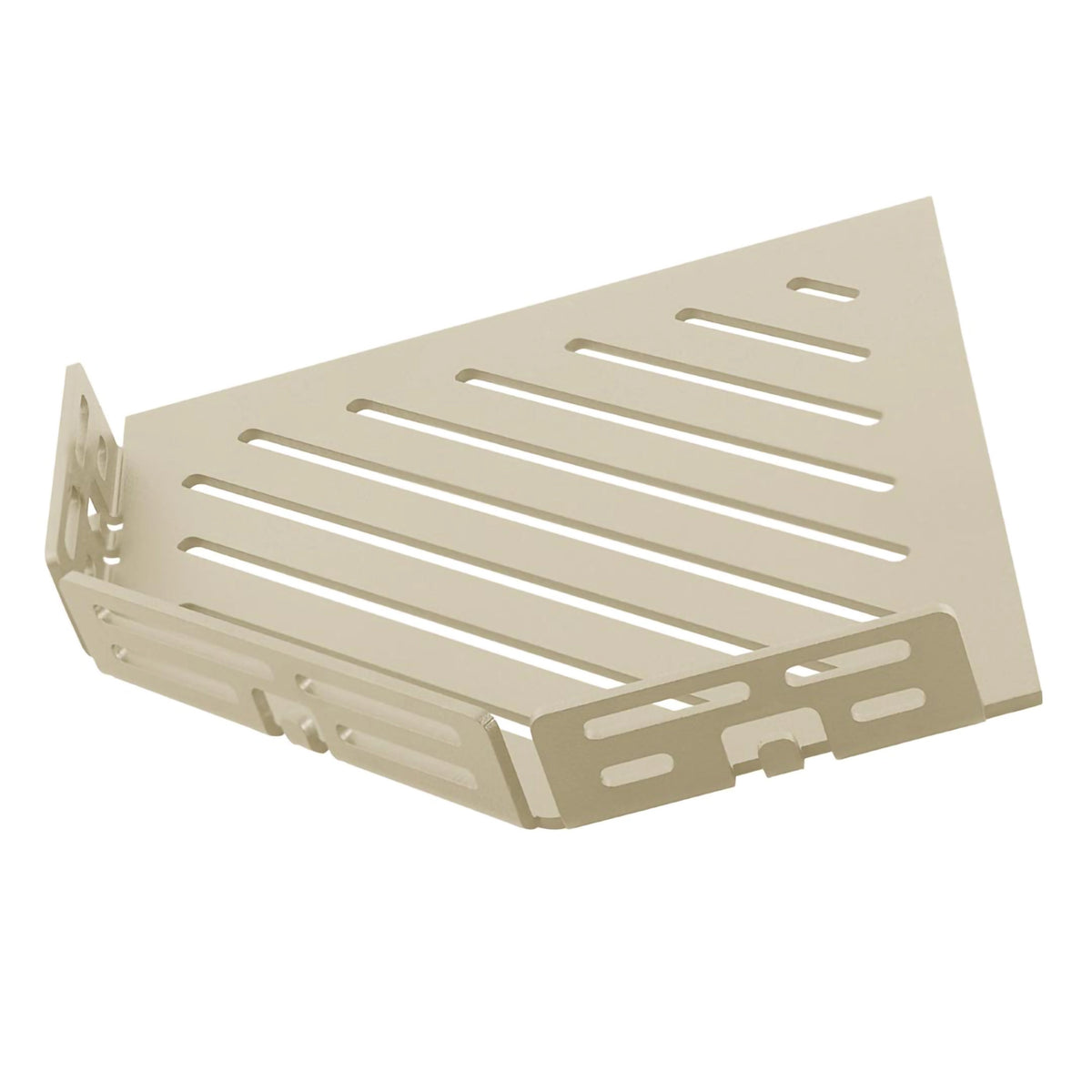 TI-SHELF vijfhoekig hoekschap met reling zand LINE look #A0004325