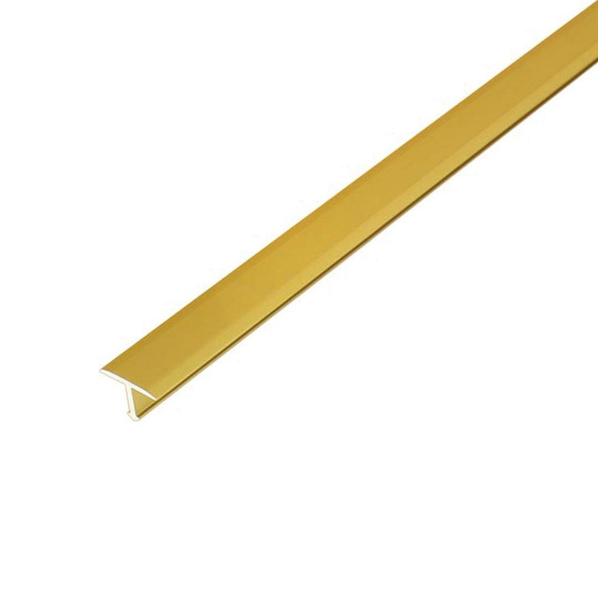 Transition profile T-shape aluminium gold 14mm #A000