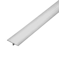 Transition profile T-shape stainless steel natural