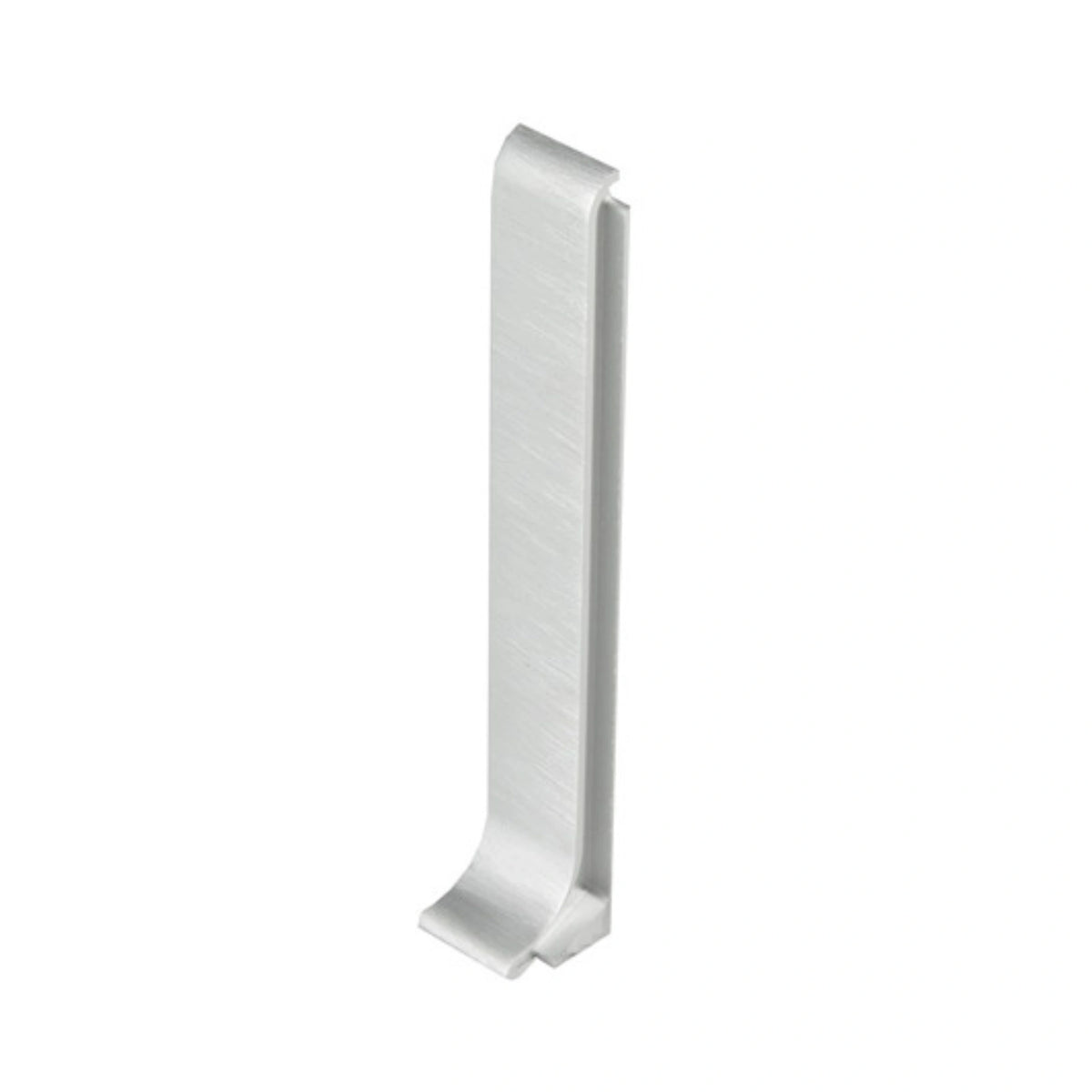 Verbinder plint zilver geborsteld