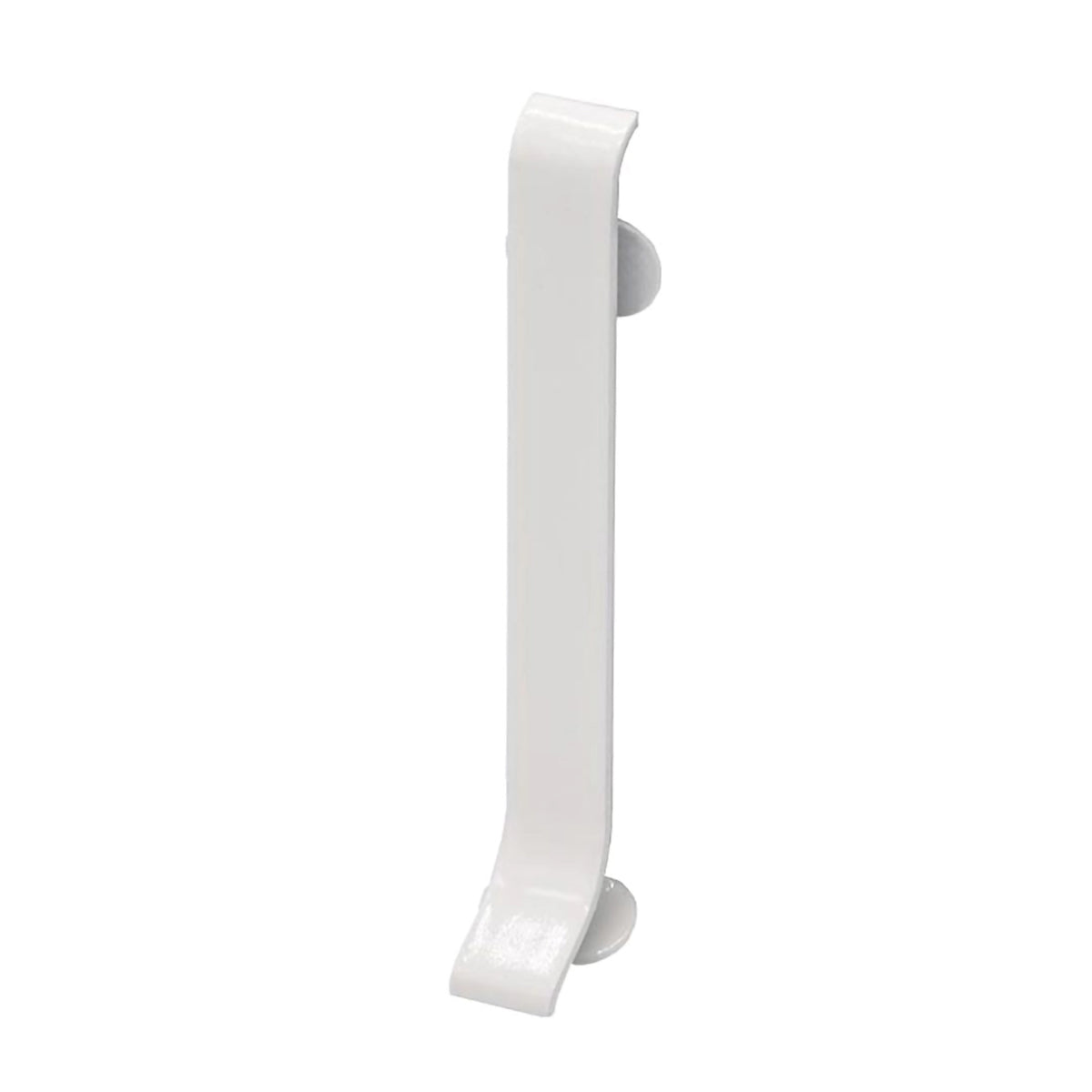 White connector for aluminium skirting