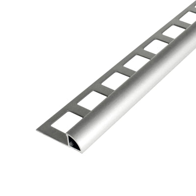 Viertelkreisprofil Aluminium silber (matt)