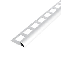 Viertelkreisprofil Aluminium weiß