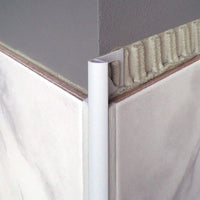 Viertelkreisprofil Aluminium weiß