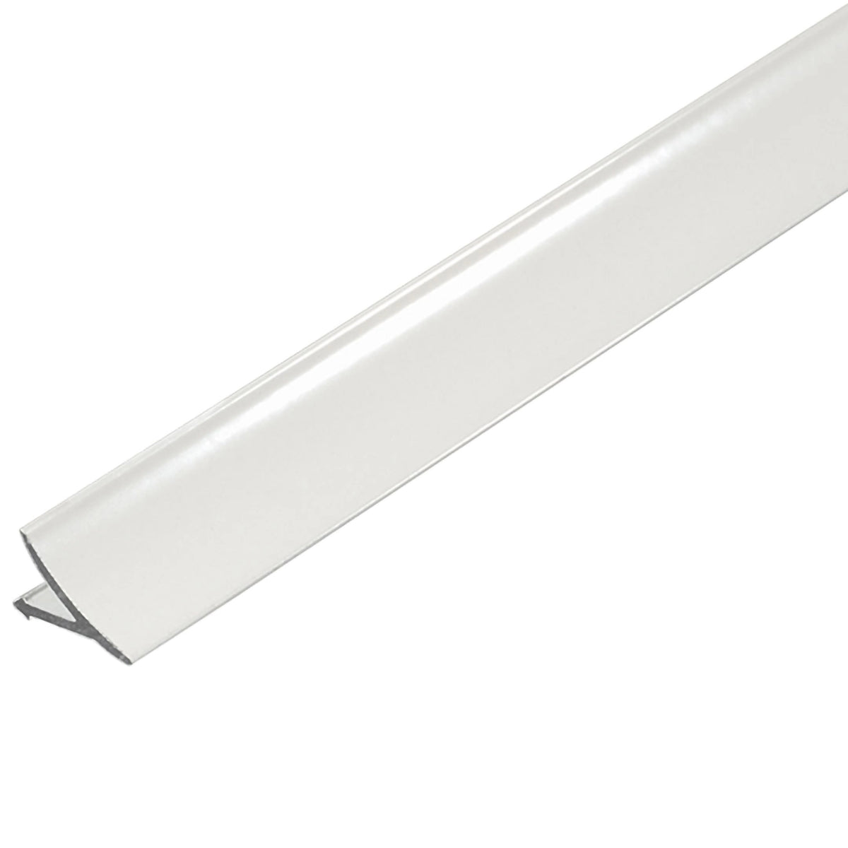 Anschlussprofil Aluminium weiß beschichtet