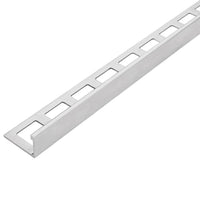 Angle profile aluminium natural with square-perforated leg