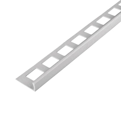 Angle profile PVC silver gray